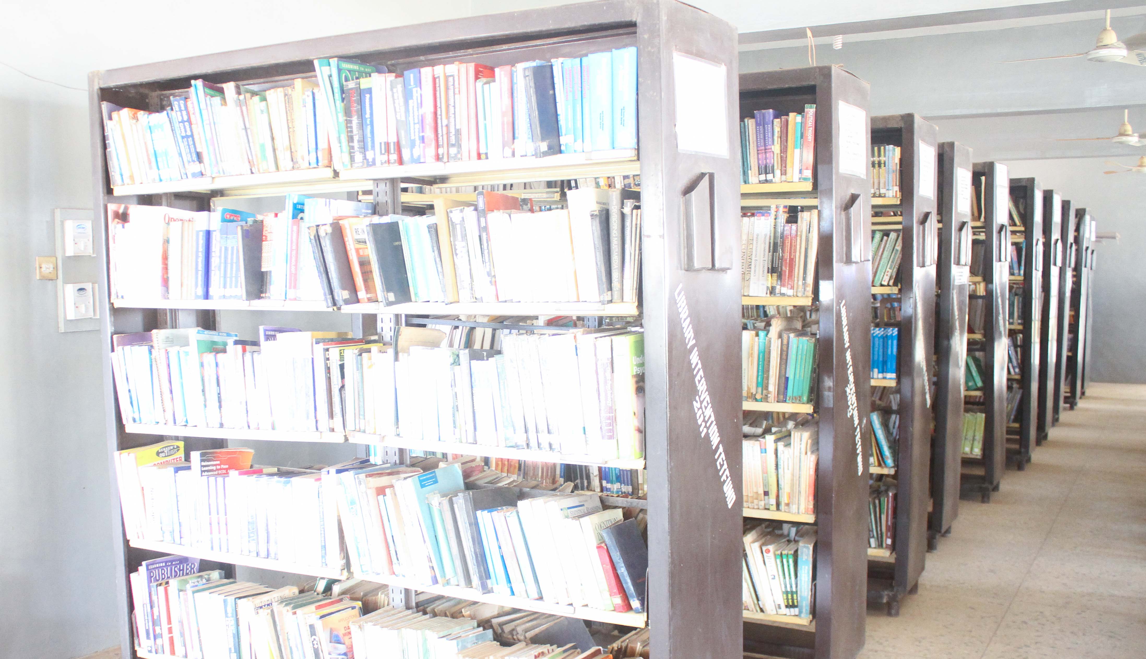 Book Shelf Containing different Categories of Books