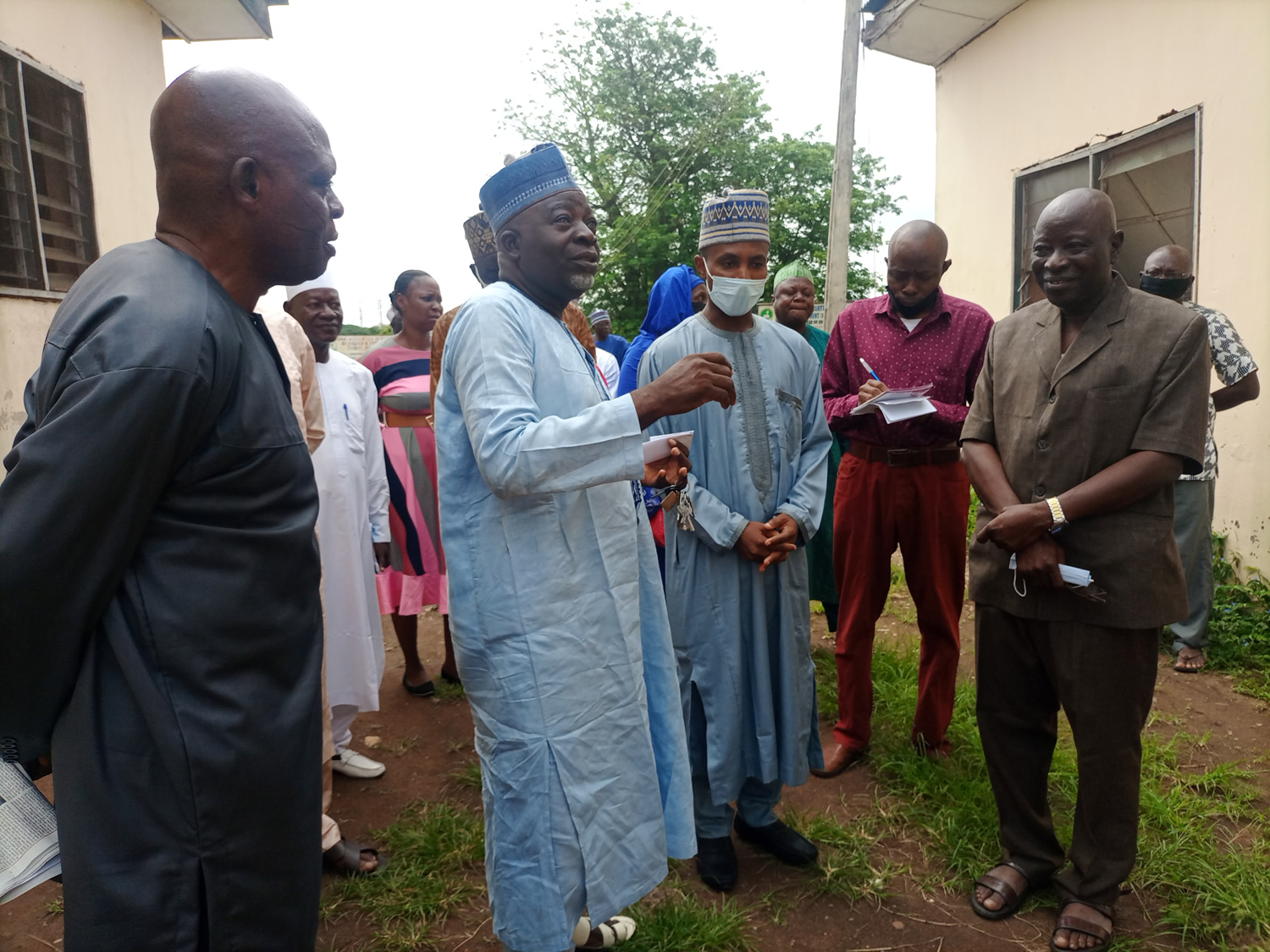 MOTEST  Commissioner, Barrister Senior Ibrahim Sulyman, Visits College