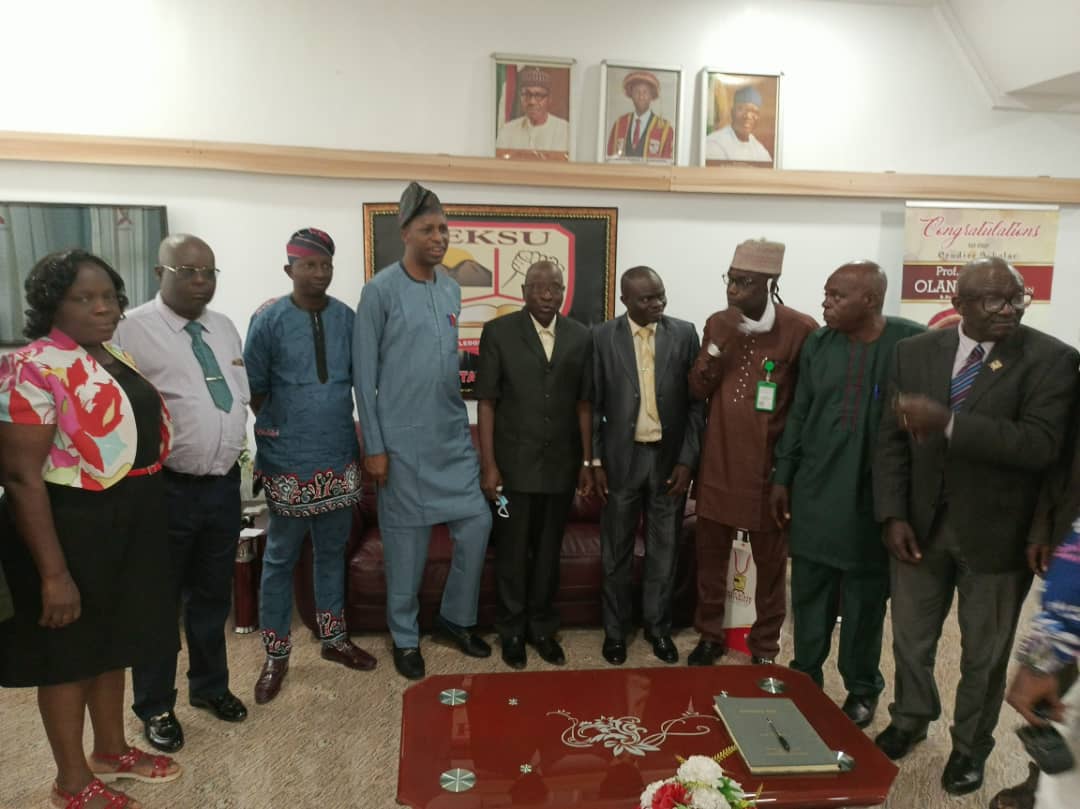 Group Photo of Kwara State College of Education Team and EKSU Team