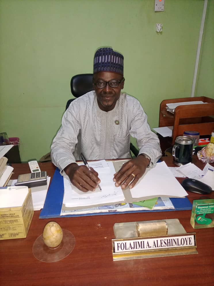 Engr Folajimi Ahmed Aleshinloye, Director of Works