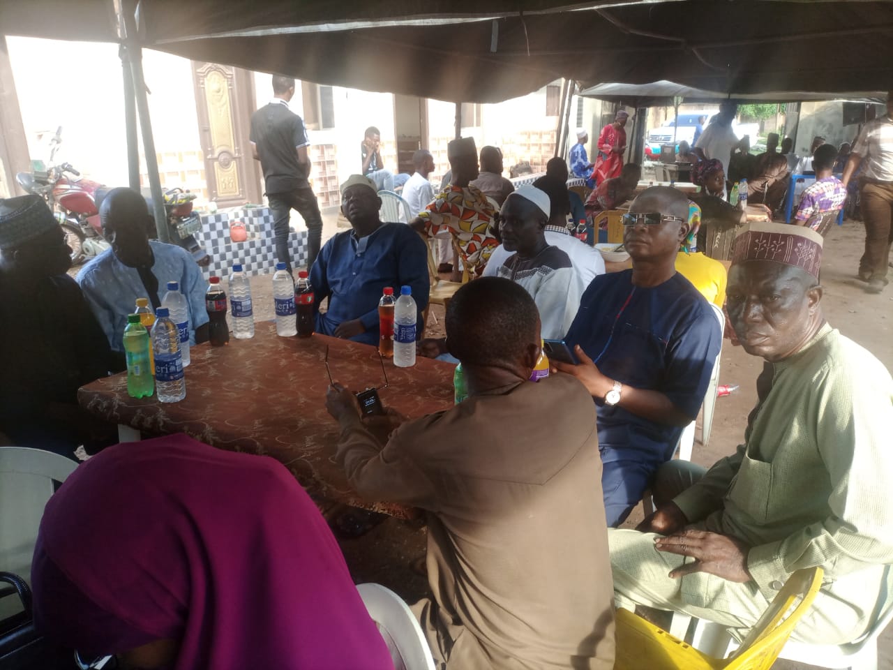 Ag. Provost Fetes Well-Wishers as He Holds Prayer on His PhD Award