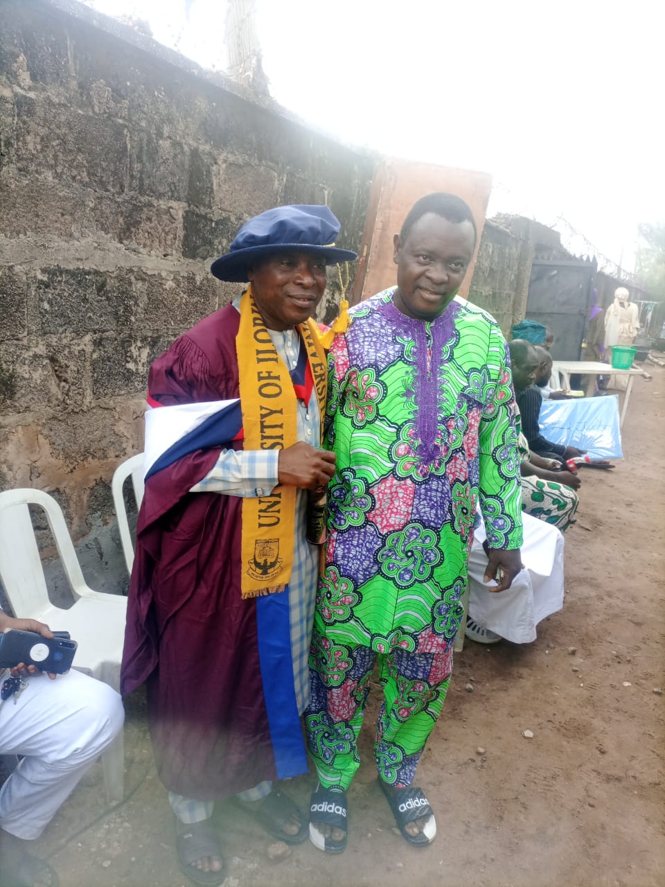 Ag. Provost Fetes Well-Wishers as He Holds Prayer on His PhD Award