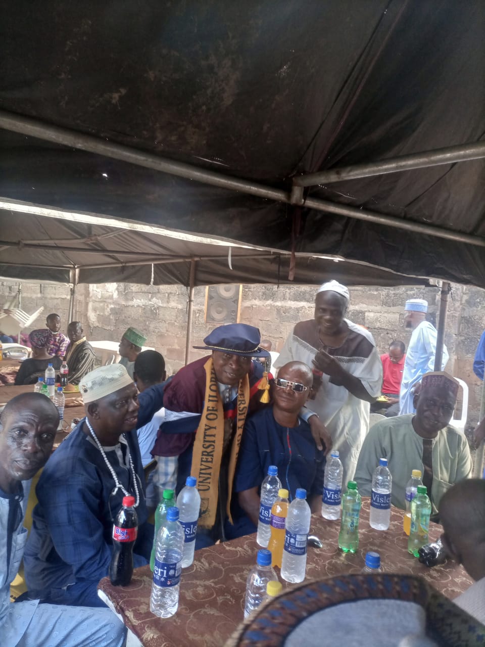 Ag. Provost Fetes Well-Wishers as He Holds Prayer on His PhD Award