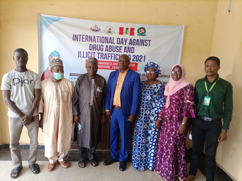 Group Photo with Ag Provost Dr Jimoh Ayinla and Student Union Leaders